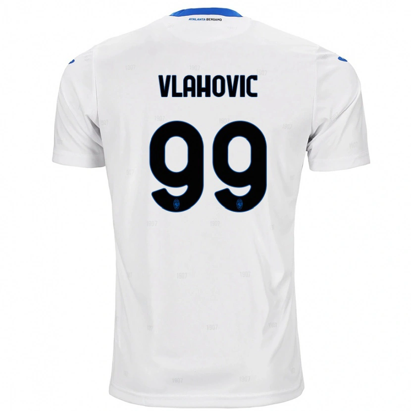 Danxen Kid Vanja Vlahovic #99 White Away Jersey 2024/25 T-Shirt