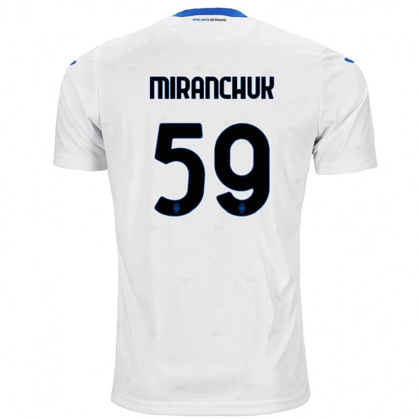 Danxen Kid Aleksey Miranchuk #59 White Away Jersey 2024/25 T-Shirt