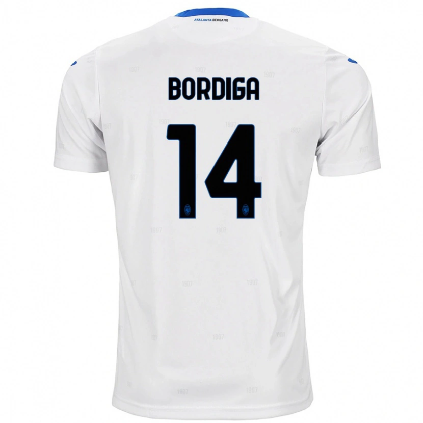 Danxen Kid Michele Bordiga #14 White Away Jersey 2024/25 T-Shirt