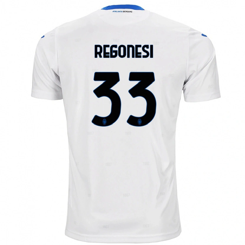 Danxen Kid Iacopo Regonesi #33 White Away Jersey 2024/25 T-Shirt