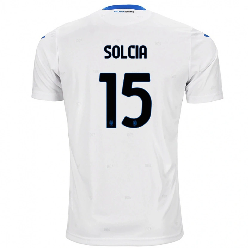 Danxen Kid Daniele Solcia #15 White Away Jersey 2024/25 T-Shirt