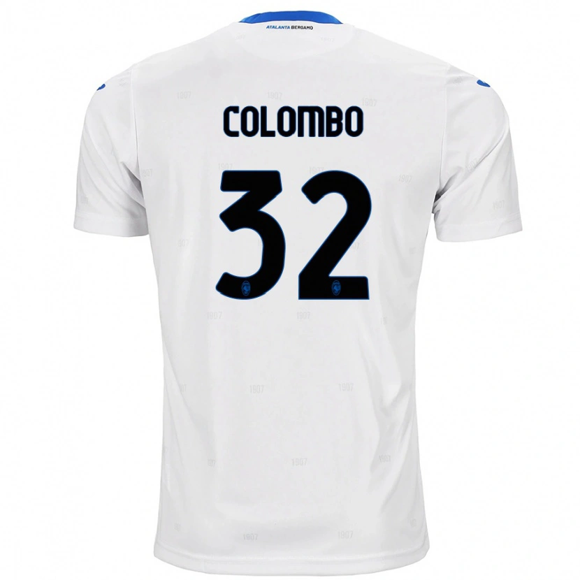 Danxen Kid Matteo Colombo #32 White Away Jersey 2024/25 T-Shirt