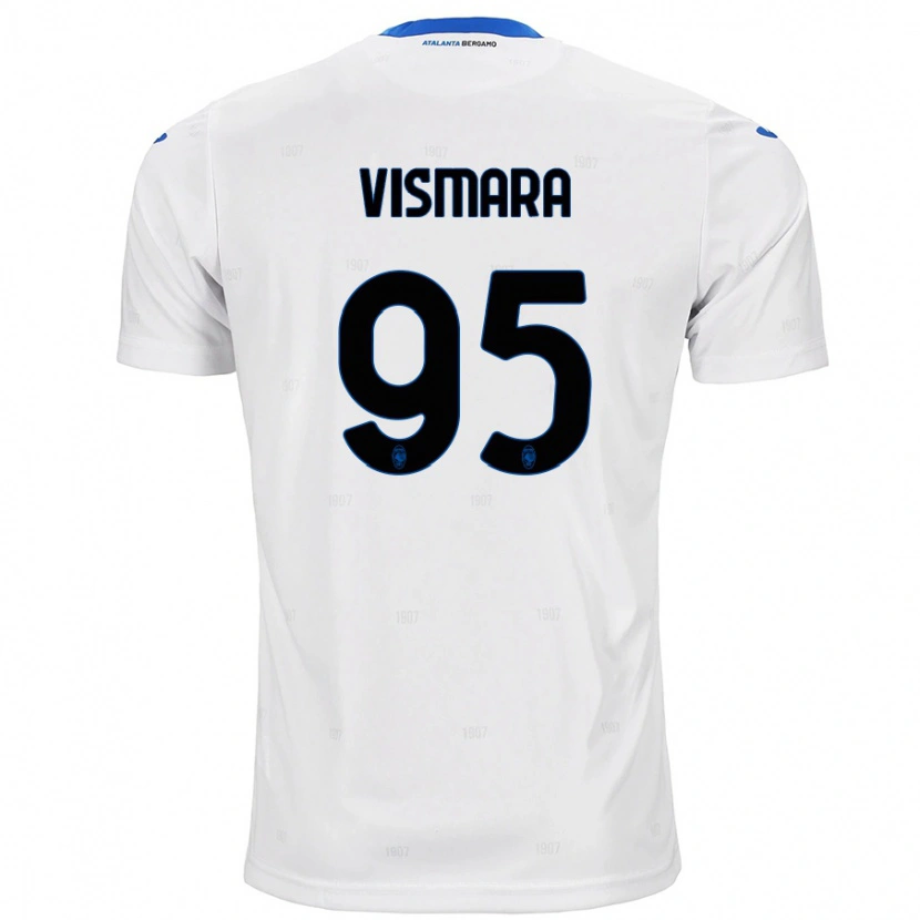 Danxen Kid Paolo Vismara #95 White Away Jersey 2024/25 T-Shirt