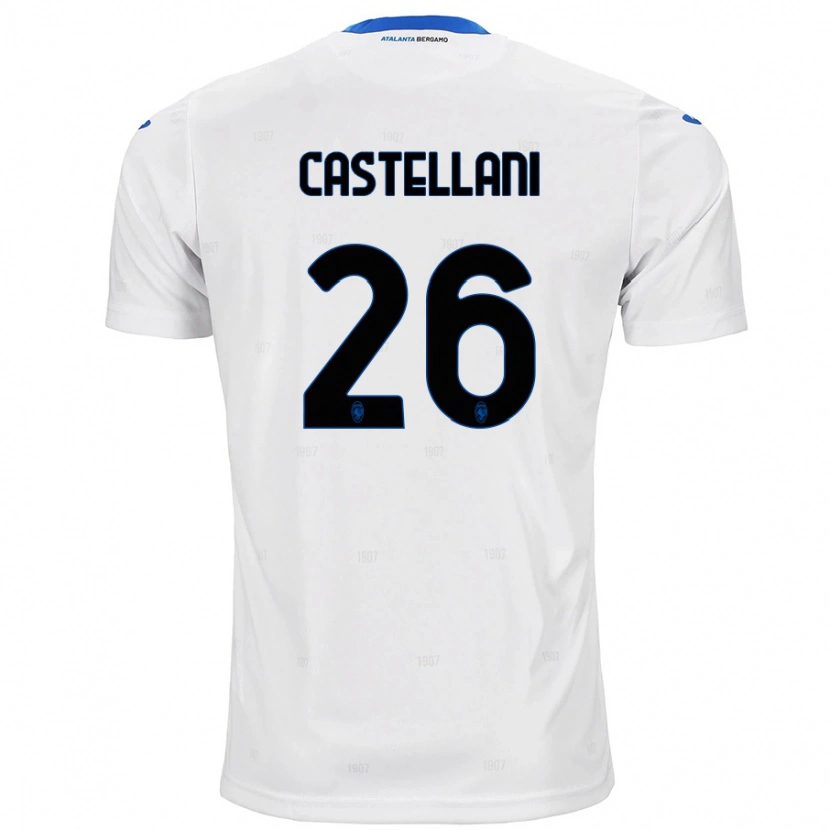 Danxen Kid Eleonora Castellani #26 White Away Jersey 2024/25 T-Shirt