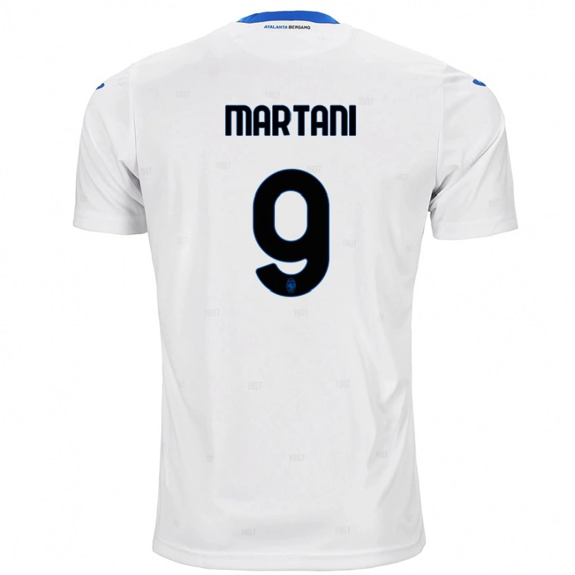 Danxen Kid Alice Martani #9 White Away Jersey 2024/25 T-Shirt