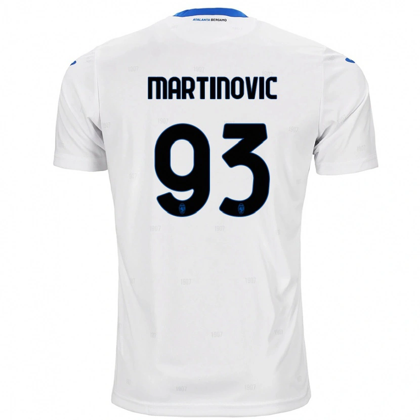 Danxen Kid Melania Martinovic #93 White Away Jersey 2024/25 T-Shirt