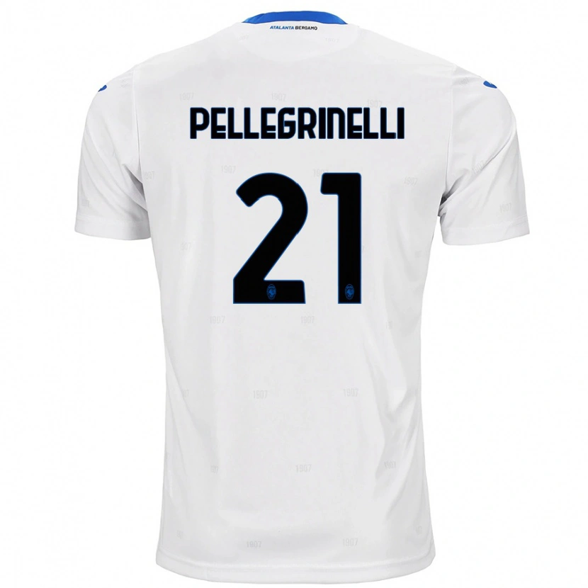 Danxen Kid Giorgia Pellegrinelli #21 White Away Jersey 2024/25 T-Shirt