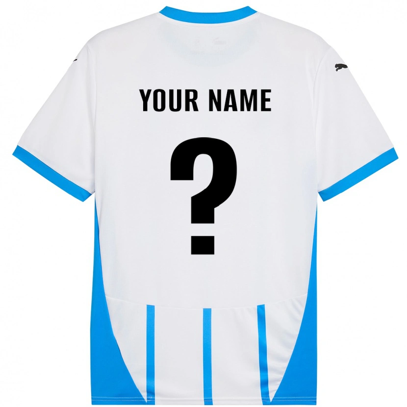 Danxen Kid Your Name #0 White Blue Away Jersey 2024/25 T-Shirt