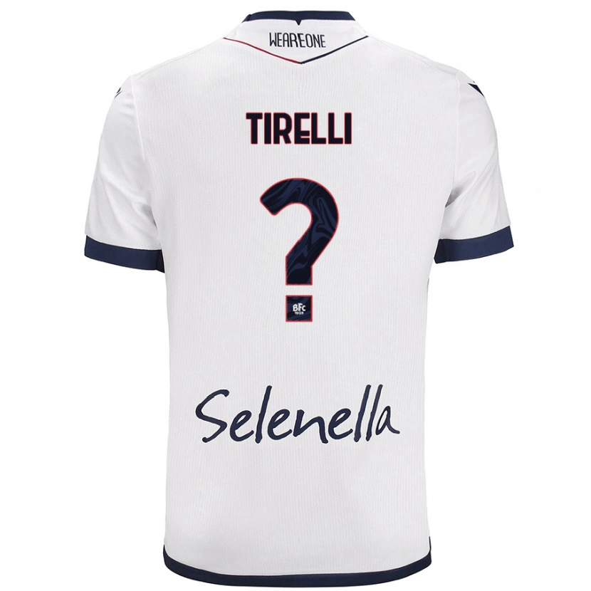 Danxen Kid Manuel Tirelli #0 White Royal Blue Away Jersey 2024/25 T-Shirt