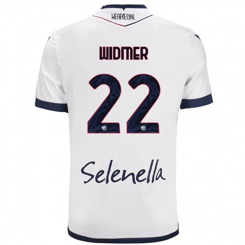 Danxen Kid Renato Widmer D’autilia #22 White Royal Blue Away Jersey 2024/25 T-Shirt