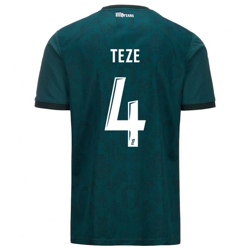 Danxen Kid Jordan Teze #4 Dark Green Away Jersey 2024/25 T-Shirt