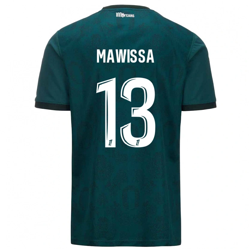 Danxen Kid Christian Mawissa #13 Dark Green Away Jersey 2024/25 T-Shirt