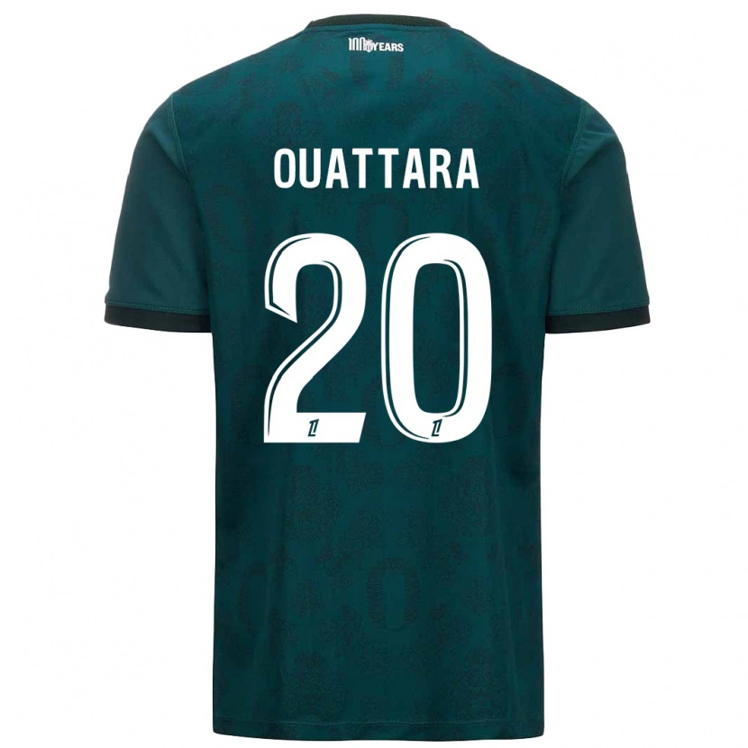 Danxen Kid Kassoum Ouattara #20 Dark Green Away Jersey 2024/25 T-Shirt