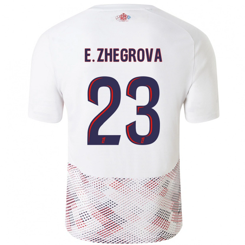 Danxen Kid Edon Zhegrova #23 White Royal Blue Away Jersey 2024/25 T-Shirt