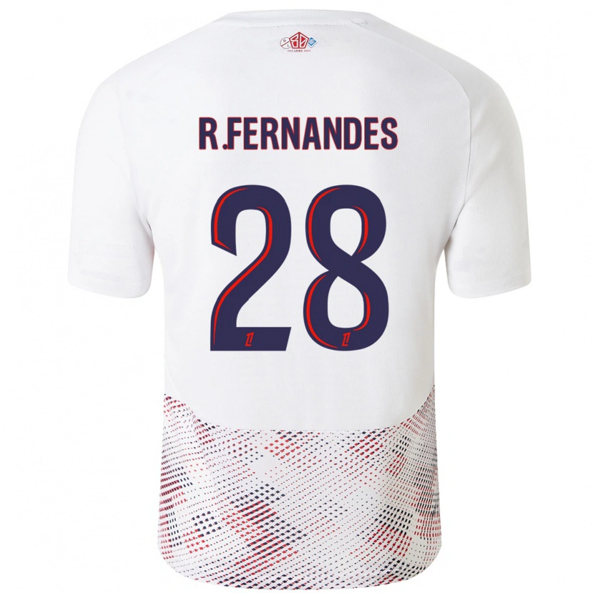 Danxen Kid Rafael Fernandes #28 White Royal Blue Away Jersey 2024/25 T-Shirt