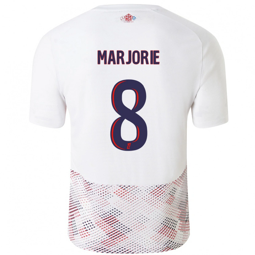 Danxen Kid Marjorie #8 White Royal Blue Away Jersey 2024/25 T-Shirt