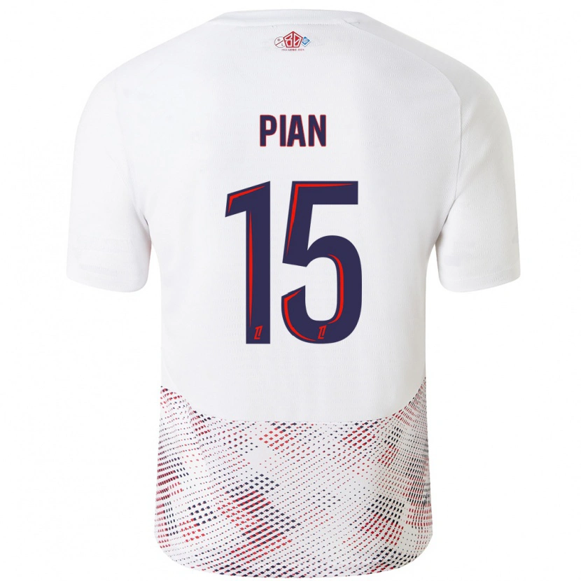 Danxen Kid Julie Pian #15 White Royal Blue Away Jersey 2024/25 T-Shirt