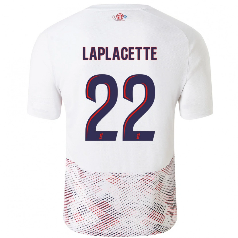 Danxen Kid Tess Laplacette #22 White Royal Blue Away Jersey 2024/25 T-Shirt