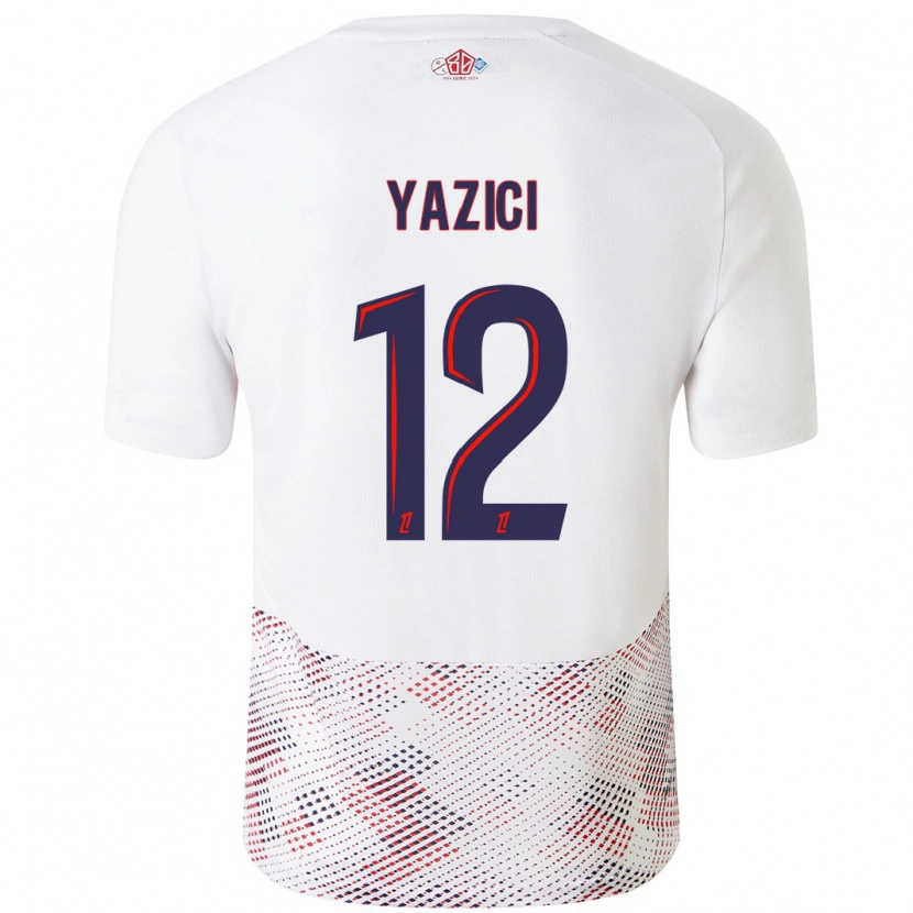 Danxen Kid Yusuf Yazici #12 White Royal Blue Away Jersey 2024/25 T-Shirt