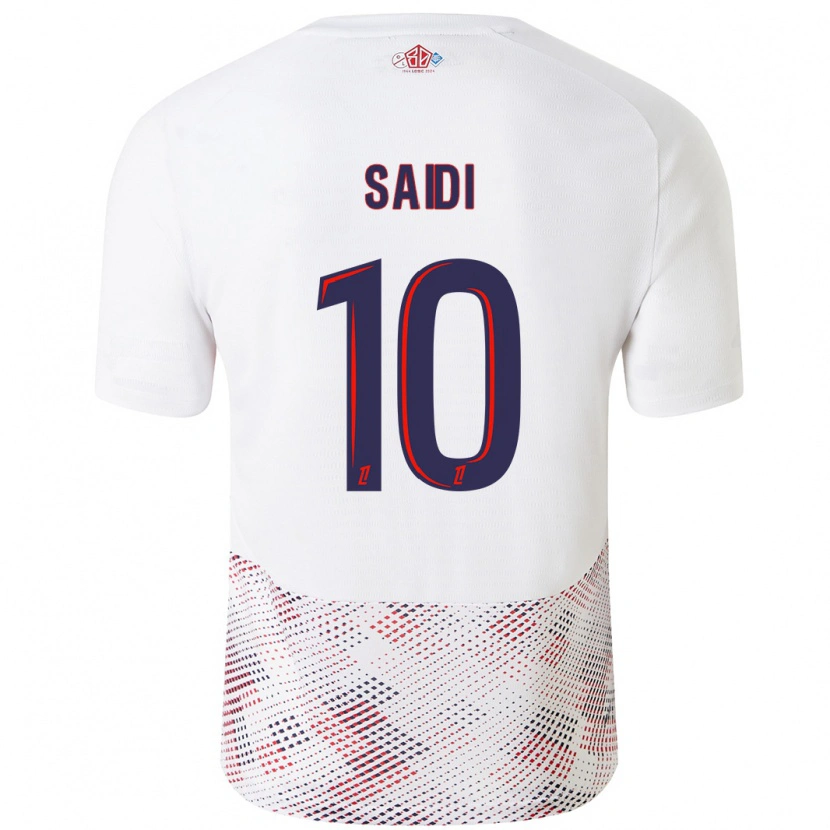 Danxen Kid Rachel Saidi #10 White Royal Blue Away Jersey 2024/25 T-Shirt