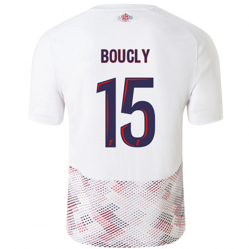 Danxen Kid Maite Boucly #15 White Royal Blue Away Jersey 2024/25 T-Shirt