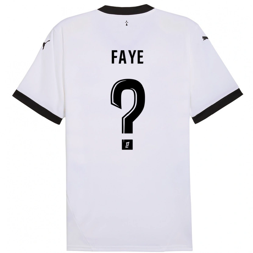 Danxen Kid Mikayil Faye #0 White Black Away Jersey 2024/25 T-Shirt