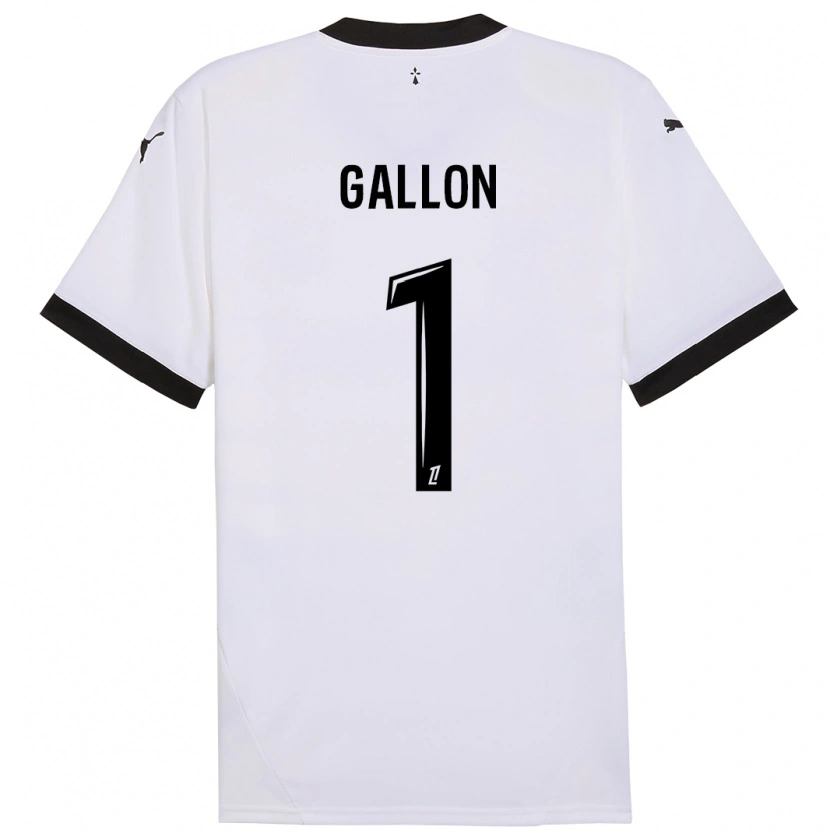 Danxen Kid Gauthier Gallon #1 White Black Away Jersey 2024/25 T-Shirt