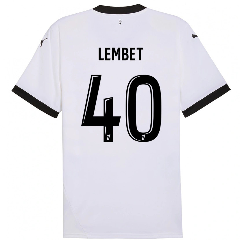 Danxen Kid Geoffrey Lembet #40 White Black Away Jersey 2024/25 T-Shirt