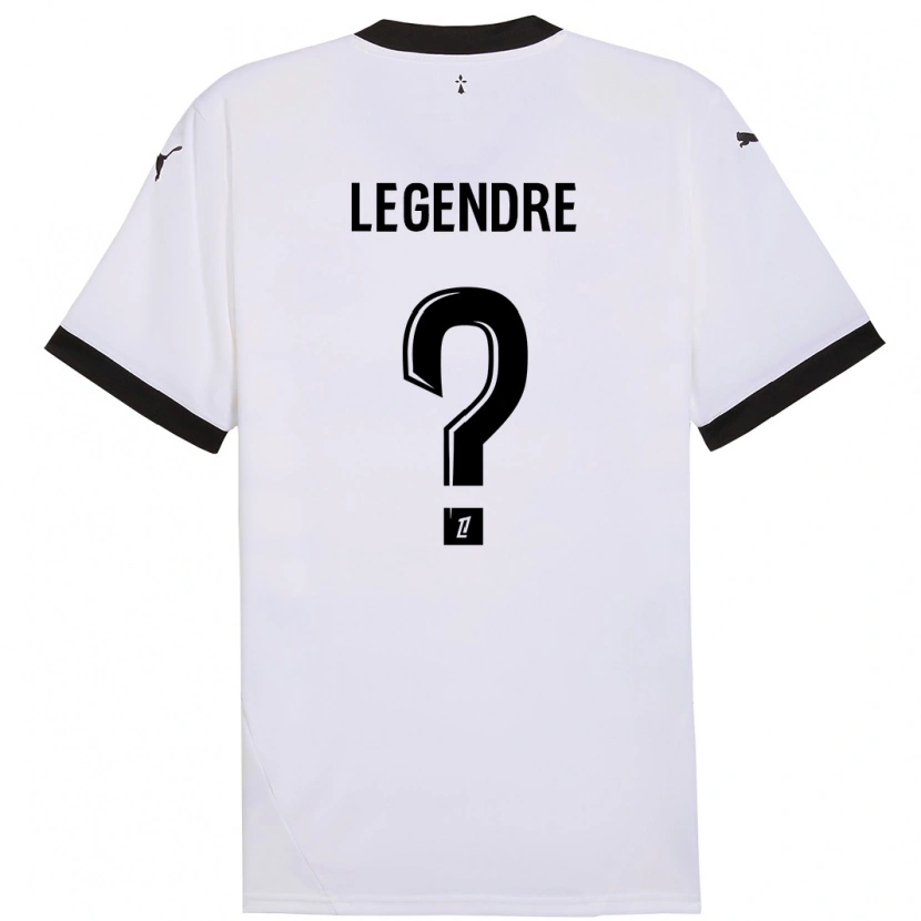 Danxen Kid Elias Legendre Quiñonez #0 White Black Away Jersey 2024/25 T-Shirt