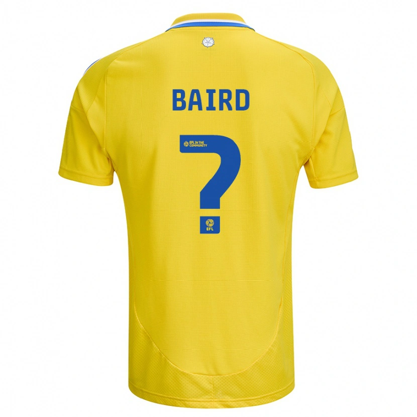 Danxen Kid Alex Baird #0 Yellow Blue Away Jersey 2024/25 T-Shirt