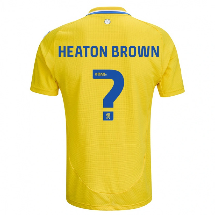 Danxen Kid Heaton Brown #0 Yellow Blue Away Jersey 2024/25 T-Shirt