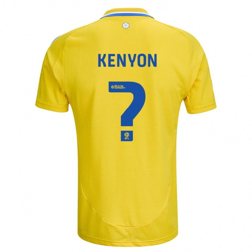 Danxen Kid George Kenyon #0 Yellow Blue Away Jersey 2024/25 T-Shirt