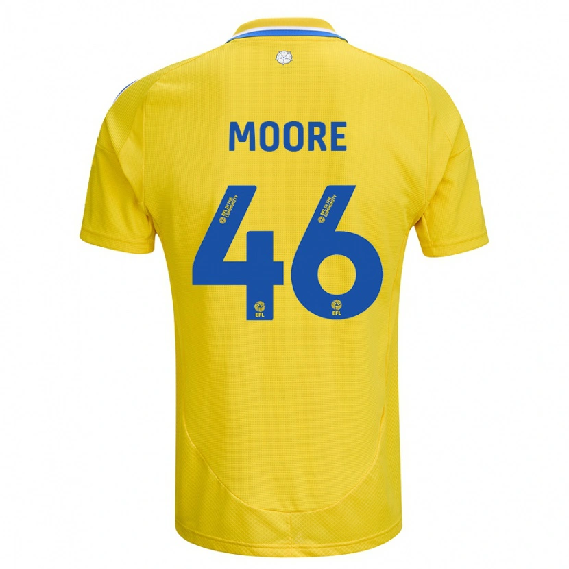 Danxen Kid Kris Moore #46 Yellow Blue Away Jersey 2024/25 T-Shirt