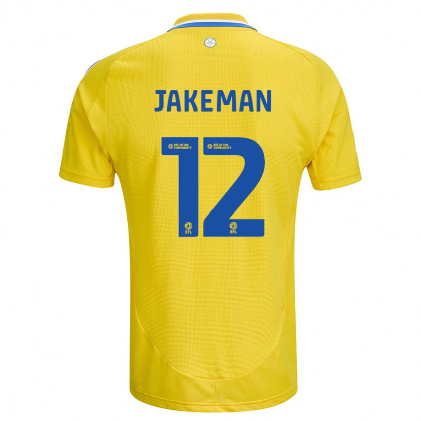 Danxen Kid Harriet Jakeman #12 Yellow Blue Away Jersey 2024/25 T-Shirt