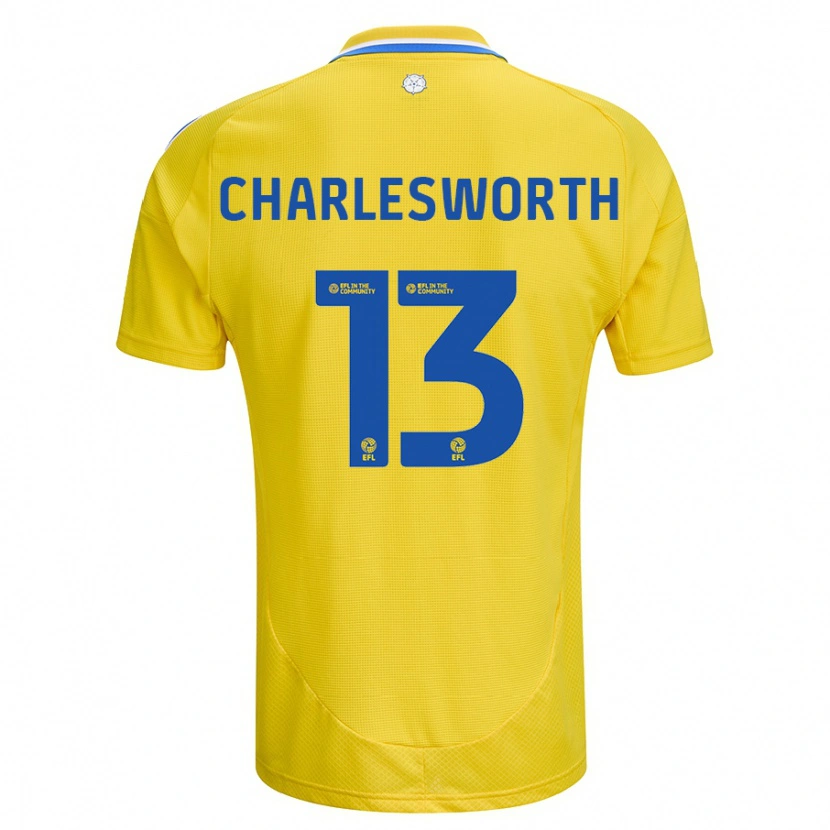 Danxen Kid Millie Robshaw-Charlesworth #13 Yellow Blue Away Jersey 2024/25 T-Shirt