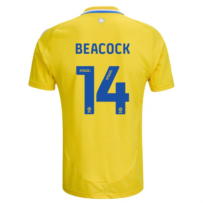 Danxen Kid Molly Beacock #14 Yellow Blue Away Jersey 2024/25 T-Shirt