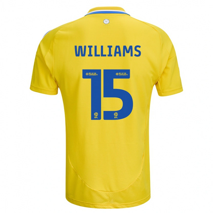 Danxen Kid Paige Williams #15 Yellow Blue Away Jersey 2024/25 T-Shirt