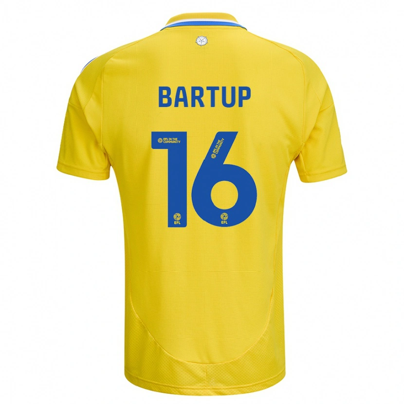 Danxen Kid Laura Bartup #16 Yellow Blue Away Jersey 2024/25 T-Shirt