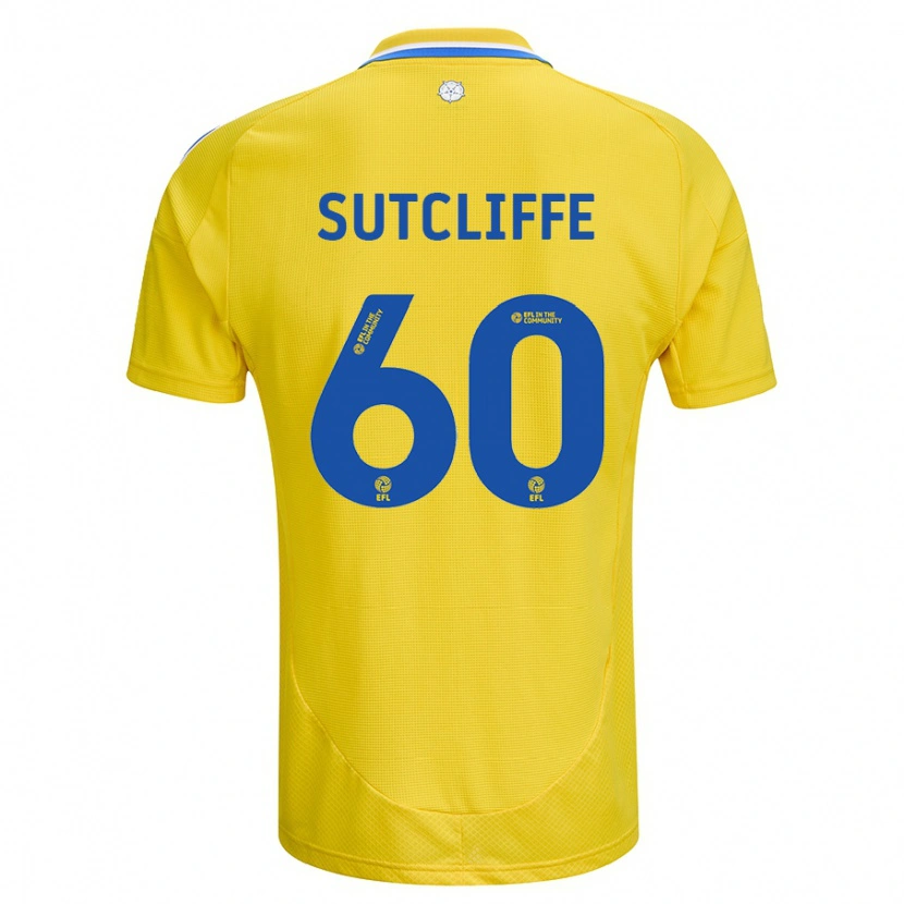 Danxen Kid Harvey Sutcliffe #60 Yellow Blue Away Jersey 2024/25 T-Shirt