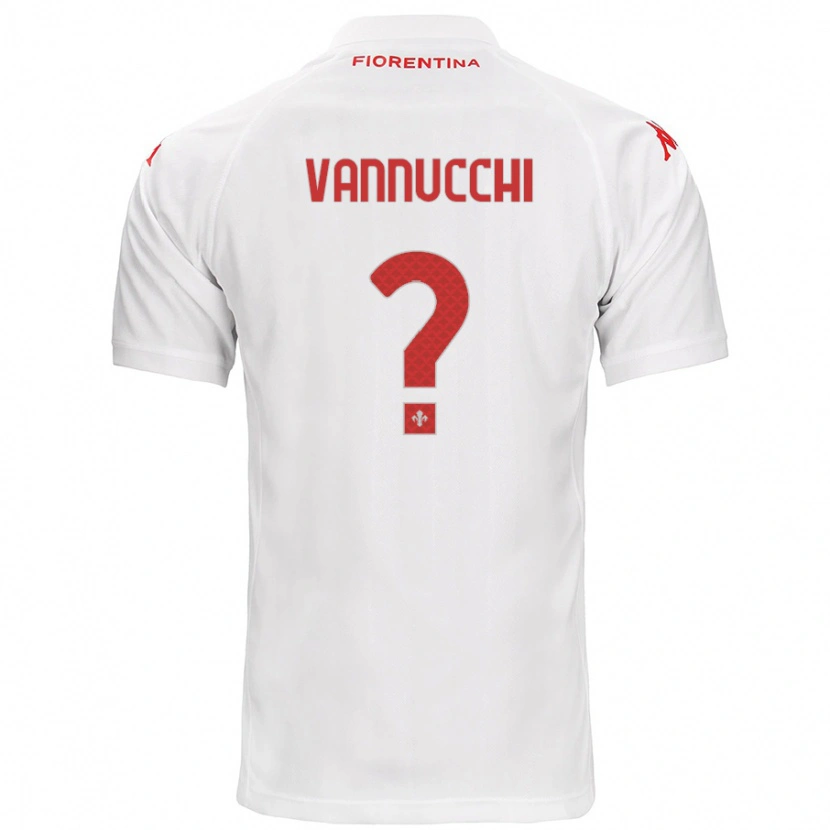 Danxen Kid Tommaso Vannucchi #0 White Away Jersey 2024/25 T-Shirt