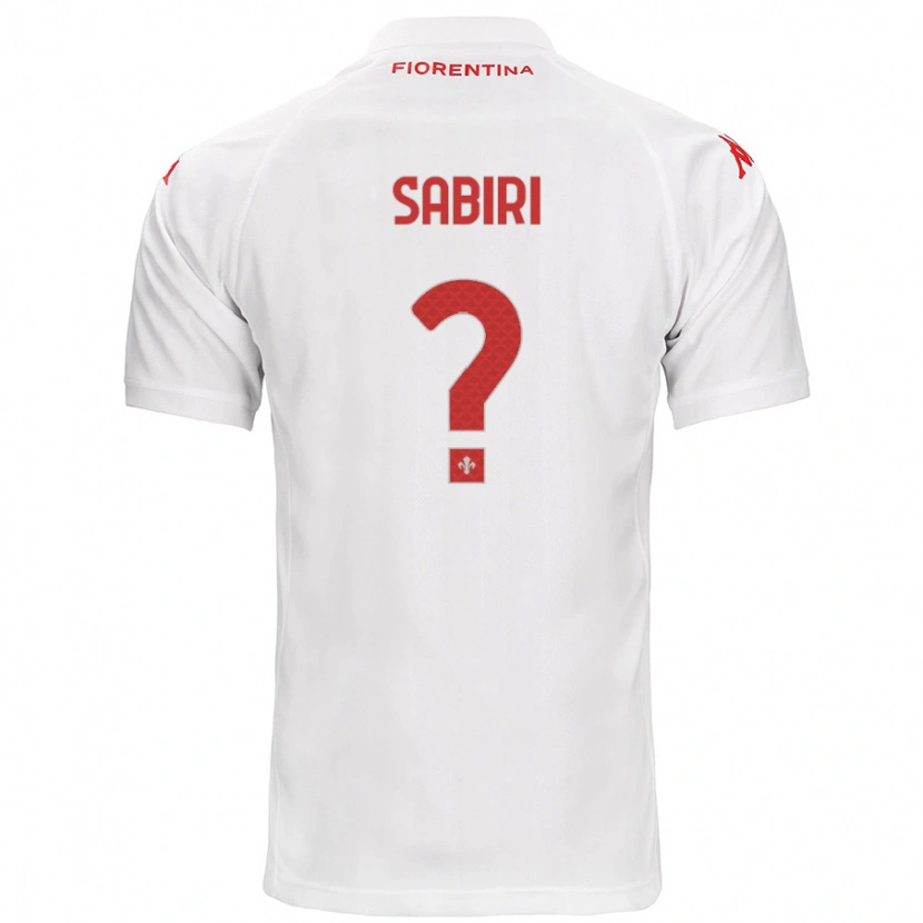 Danxen Kid Abdelhamid Sabiri #0 White Away Jersey 2024/25 T-Shirt