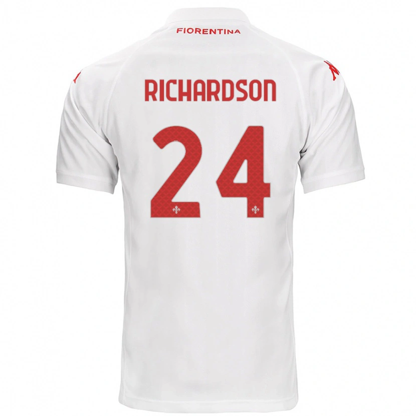 Danxen Kid Amir Richardson #24 White Away Jersey 2024/25 T-Shirt