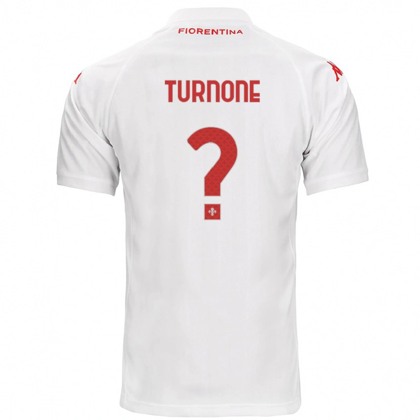 Danxen Kid Niccolò Turnone #0 White Away Jersey 2024/25 T-Shirt