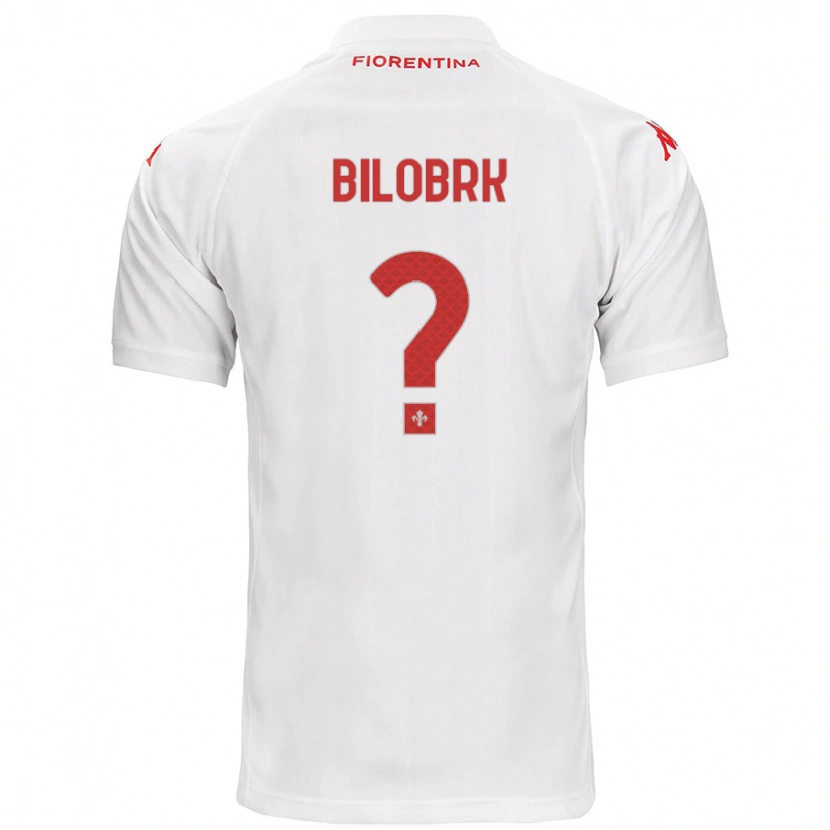 Danxen Kid Ante Bilobrk #0 White Away Jersey 2024/25 T-Shirt