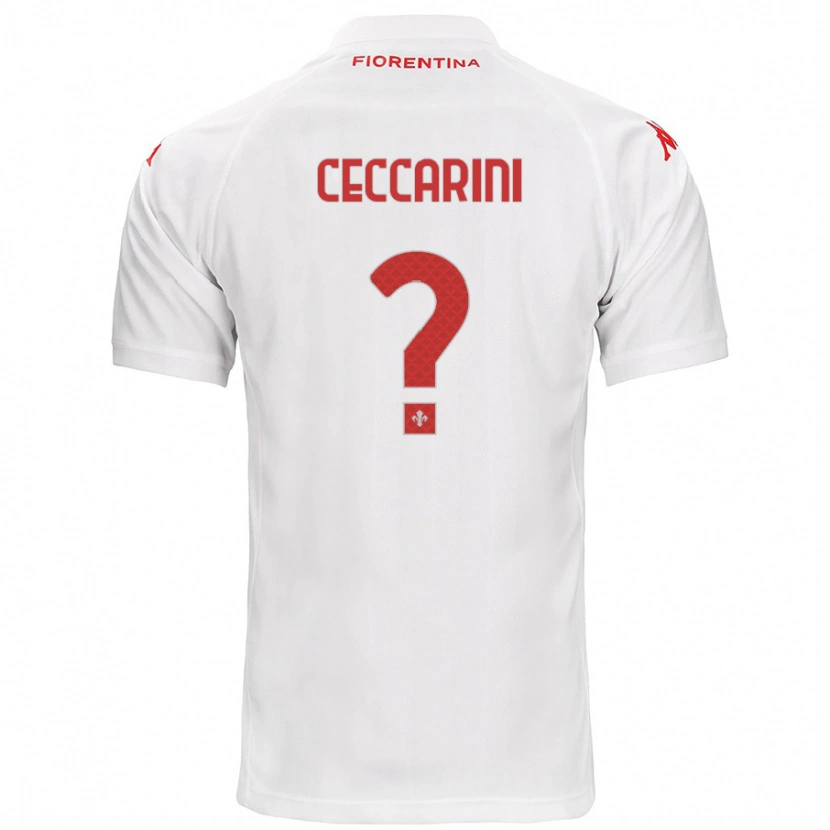 Danxen Kid Mattia Ceccarini #0 White Away Jersey 2024/25 T-Shirt