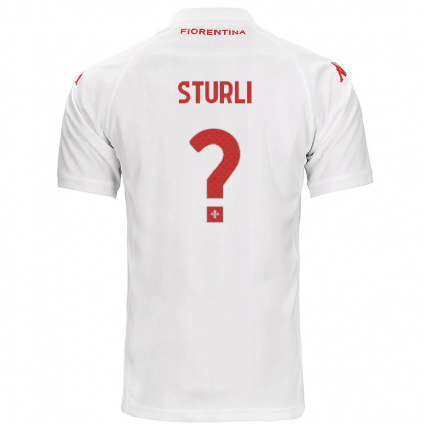 Danxen Kid Edoardo Sturli #0 White Away Jersey 2024/25 T-Shirt