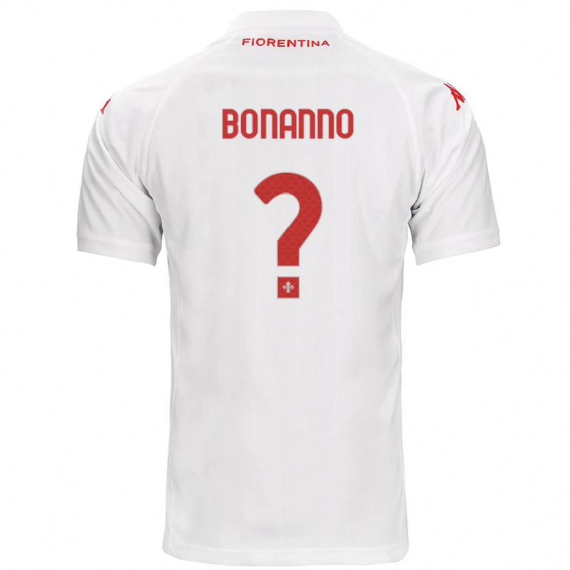 Danxen Kid Piergiorgio Bonanno #0 White Away Jersey 2024/25 T-Shirt