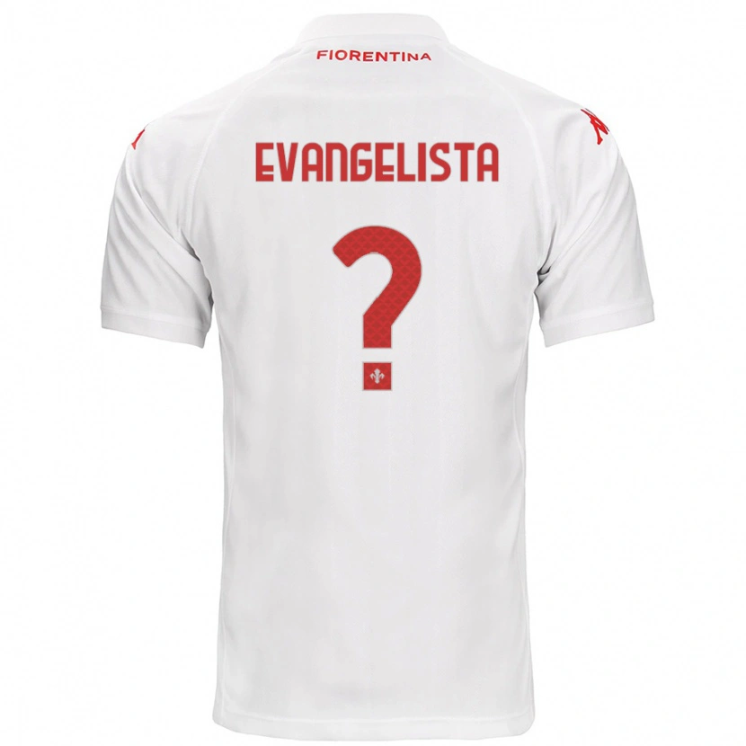 Danxen Kid Carlo Evangelista #0 White Away Jersey 2024/25 T-Shirt