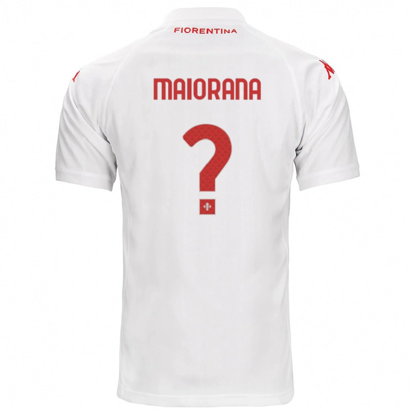 Danxen Kid Stefano Maiorana #0 White Away Jersey 2024/25 T-Shirt