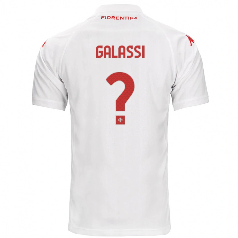 Danxen Kid Andrea Galassi #0 White Away Jersey 2024/25 T-Shirt